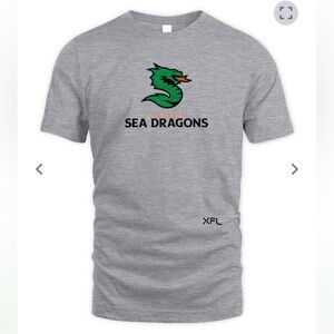 XFL Men's Seattle Sea Dragons Vintage Grey